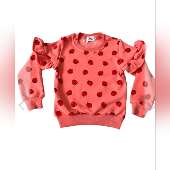 Lola + The Boys Strawberry Ruffle Set - Picture 14 of 15